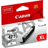 Картридж Canon CLI-471GY XL (0350C001), серый повышенной емкости, 11 мл, до 289 цв.фото 10х15, для Pixma iP7240/ MG5440/MG5740/MG6340/MG6840/MG7740/ TS5040/TS6040/TS8040/TS9040 (CLI-471XLGY / CLI-471XL GY)