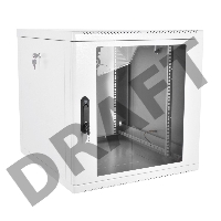 Шкаф телекоммуникационный настенный разборный 9U (600 × 520), съемные стенки, дверь стекло