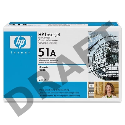 Тонер-картридж HP Q7551A черный для LJ P3005/M3035mfp/M3027mfp 6500 стр.
