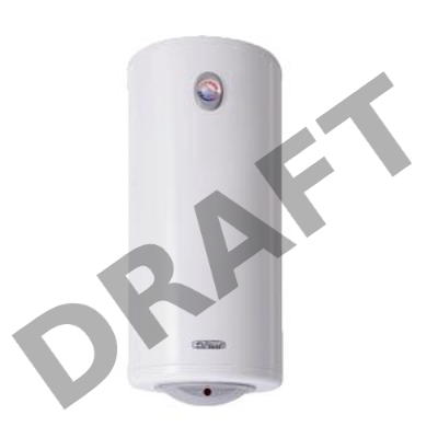 Водонагреватель De Luxe 4W40Vs Объём 40л, мощность 1.5 квт, нагрев 1.36ч, вес 14 кг, Высота 704, Диаметр 330.