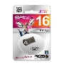 Флеш Диск Silicon Power 16Gb Touch T01 SP016GBUF2T01V1K USB2.0 черный/серебристый