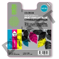 Картридж струйный Cactus CS-CB338 трехцветный для №141XL HP DeskJet D4263/D4363/D5360 (18ml)
