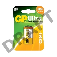 Батарейка GP 1604A(CR1)-BC1 9V E SUPER (1 шт. в уп-ке)