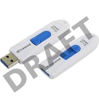 Флеш Диск 64GB Transcend JetFlash 790, USB 3.0, Белый/Синий