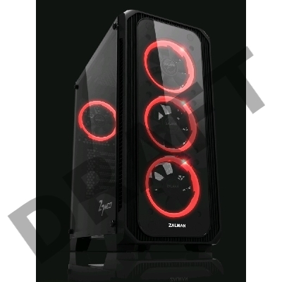 Корпус ZALMAN Z7 NEO, без БП, большое боковое окно, черный, ATX