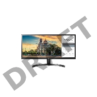 Монитор LG LCD 34'' [21:9] 2560х1080(UW-UXGA) IPS, nonGLARE, 300cd/m2, H178°/V178°, 1000:1, 16.7M, 5ms, 2xHDMI, DP, USB-Hub, Height adj, Tilt, Audio out, 2Y, Black