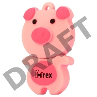 Флэш Диск 8GB Mirex Pig, USB 2.0, Розовый