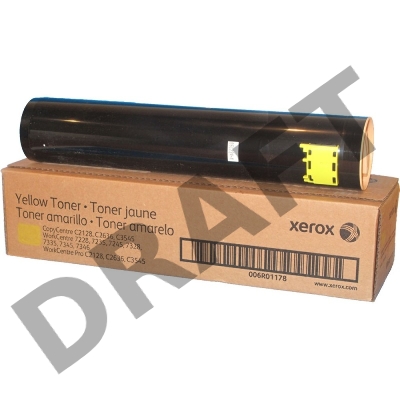 Тонер-картридж XEROX 006R01178 желтый для WC Pro 7228/C2128/26/26/3545 (16 000 стр.) {GMO}