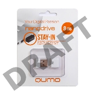 Флэш Диск USB 2.0 QUMO 8GB NANO QM8GUD-NANO-W White