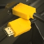 Кабель GCR 3.0m HDMI версия 1.4, черный, желтые коннекторы, OD7.3mm, 30/30 AWG, позолоченные контакты, Ethernet 10.2 Гбит/с, 3D, 4K GCR-HM440-3.0m, экран