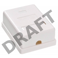 Розетка RJ45 Buro RJ-45 468-8k-1 кат.5E одинарная, TL-CAT-013