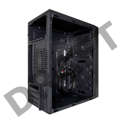 Корпус Minitower Exegate BAA-104U Black, mATX, <AAA350, 80mm>, 2*USB+1*USB3.0, Audio