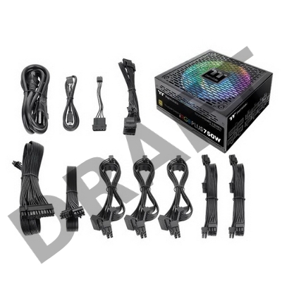 Блок питания Thermaltake ATX 750W Toughpower iRGB Plus 80+ gold (24+4+4pin) APFC 140mm fan color LED 9xSATA Cab Manag RTL