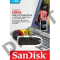 Флеш Диск Sandisk 32Gb Ultra SDCZ48-032G-U46 USB3.0 черный