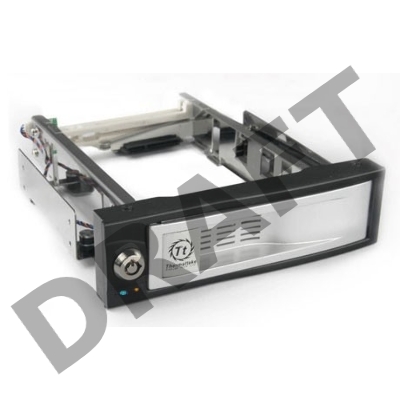 Сменный бокс для HDD Thermaltake Max4 N0023SN SATA II пластик/сталь серебристый hotswap 3.5