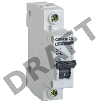 Выключатель автоматический модульный 1п С ВА47-29 25А 4.5кА GENERICA ИЭК MVA25-1-025-C