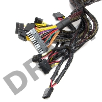 Блок питания CROWN CM-PS650W PLUS (ATX 650W, 20+4in 450mm, 140mm red LED FAN, SATA*4, IDE*4, FDD*1, 4+4pin, 6+2pin PCI-E*1)