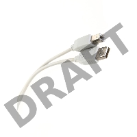 Кабель AM/BM USB2.0 3м Telecom USB 2.0  A-->B 3.0m, белый/серый, TC6900-3.0M