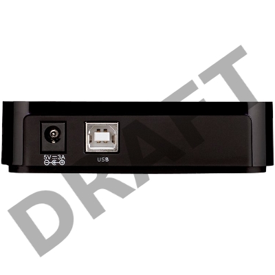 Концентраторы D-Link DUB-H7/E1A, 7-port USB 2.0 Hub.7 downstream USB type A (female) ports, 1 upstream USB type A (male), support Mac OS, Windows XP/Vista/7/8/10, Linux, support USB 1.1/2.0, fast charge mode.Powe