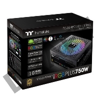 Блок питания Thermaltake ATX 750W Toughpower iRGB Plus 80+ gold (24+4+4pin) APFC 140mm fan color LED 9xSATA Cab Manag RTL