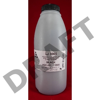 Тонер HP LJ 3005/3027/3035 (флакон, 330г) AQC-США фас России
