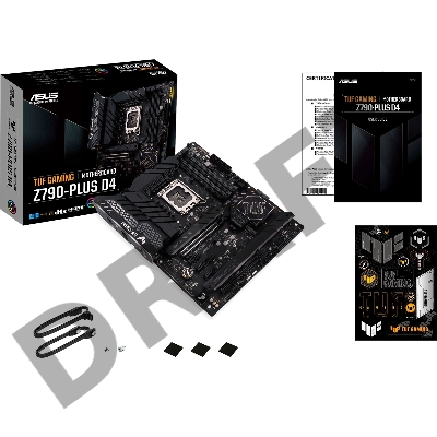 Материнская плата Asus TUF GAMING Z790-PLUS D4 Soc-1700 Intel Z790 4xDDR4 ATX AC`97 8ch(7.1) 2.5Gg RAID+HDMI+DP