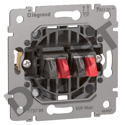 Розетка двойная для колонки