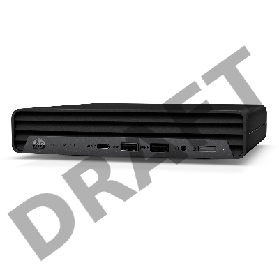 Компьютер HP ProDesk 400 G9 Mini i5 12500T 16Gb SSD512Gb Windows 11 Professional 64 WiFi kbNORUS черный  Английская клавиатура