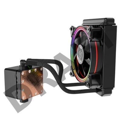 Жидкостная система охлаждения Alseye H120 Universal Platfrom PWM Single 5colors+ LED fan