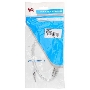 Кабель-удлинитель аудио Buro Jack/Plug 3.5mm (f) 1м. прозрачный (CAB025-1M)
