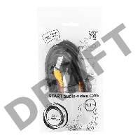 Кабель Кабель аудио/видео  Gembird 1 x RCA x 3 (male) / 1 x SCART (male), 1.8 м CCV-519
