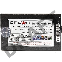 Блок питания CROWN CM-PS500W PLUS (ATX 500W, EMI/CE, 20+4in 450mm, 120mm red FAN, SATA*4, IDE*4, FDD*1, 4+4pin, 6+2pin PCI-E*1, кабель питания 1.2м, слюда)