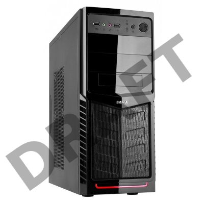 Корпус Accord A-30B черный без БП ATX 2xUSB2.0 audio