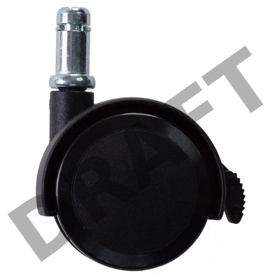 Набор колес Бюрократ BlockCastorSet3850/PU черный для паркета/ламината 11мм