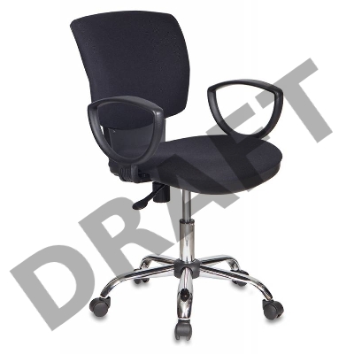 Кресло Бюрократ CH-626AXSL/10-11 черный 10-11 крестовина хром