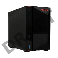 Сетевое хранилище ASUSTOR AS5202T 2-Bay NAS/Media player/Intel Celeron J4005 2.0GHz up to 2.7GHz (Dual-Core ), 2GB SO-DIMM DDR4, noHDD(HDD,SSD),/2x 2,5Gb (LAN)/3xUSB3.2,HDMI/4ip camera license ; 90IX0171-BW3S10