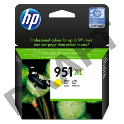 Картридж струйный HP 951XL CN048AE желтый для HP OJ Pro 8100/8600 (1500стр.)