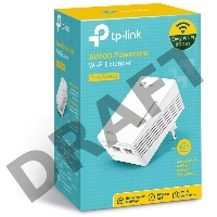 Сетевое оборудование TP-Link TL-WPA4220 300Mbps Wireless AV500 Powerline Extender, 500Mbps Powerline Datarate, 2 10/100Mbps Fast Ethernet ports, HomePlug AV, Plug and Play, WiFi Clone, Single Pack