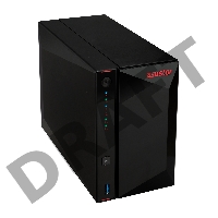 Сетевое хранилище ASUSTOR AS5202T 2-Bay NAS/Media player/Intel Celeron J4005 2.0GHz up to 2.7GHz (Dual-Core ), 2GB SO-DIMM DDR4, noHDD(HDD,SSD),/2x 2,5Gb (LAN)/3xUSB3.2,HDMI/4ip camera license ; 90IX0171-BW3S10