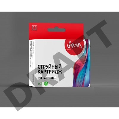 Струйный картридж Sakura LC3619C для Brother, голубой