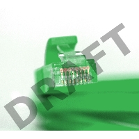 Патч-корд Greenconnect Патч-корд UTP прямой 1 m AWG24 кат.5е,  RJ45,  медь, литой (Зеленый), пластик пакет (GCR-LNC05-1.0m)