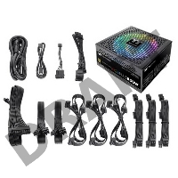 Блок питания Thermaltake ATX 850W Toughpower iRGB Plus 80+ gold (24+4+4pin) APFC 140mm fan color LED 12xSATA Cab Manag RTL