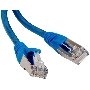 Патч-корд Hyperline PC-LPM-STP-RJ45-RJ45-C5e-0.5M-LSZH-BL Патч-корд F/­UTP, экранированный, Cat.5e, LSZH, 0.5 м, синий