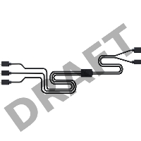 кабель питания вентилятора Cooler Master Addressable RGB 1-to-3 Splitter Cable
