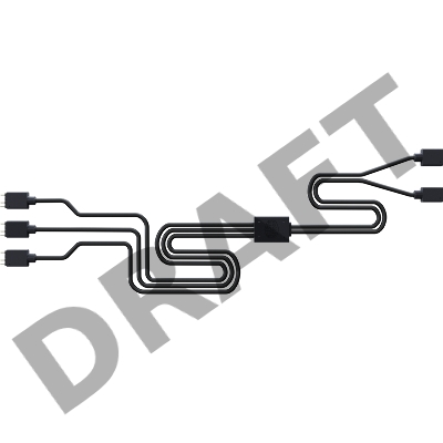 кабель питания вентилятора Cooler Master Addressable RGB 1-to-3 Splitter Cable