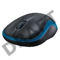 Мышь Logitech Wireless Mouse M185, Blue