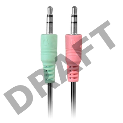 Наушники с микрофоном A4 HS-10 черный 2м