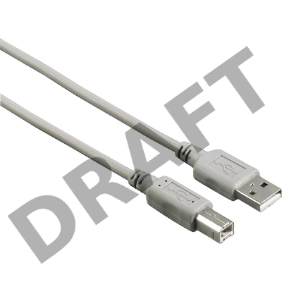 Кабель Hama H-200900 00200900 USB A(m) USB B(m) 1.5м