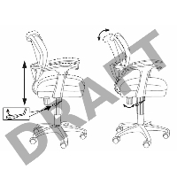 Кресло Бюрократ CH-W797/SD/TW-18 спинка сетка салатовый сиденье салатовый TW-18 колеса белый/салатовый (пластик белый)