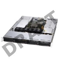 Платформа Supermicro AS-1014S-WTRT, Single AMD EPYC 7002, 8 DIMMs, 2 PCI-E 4.0 x16 (FHFL) slots, 1 PCI-E 4.0* x16 (LP) slot, 4 Hot-swap 3.5
